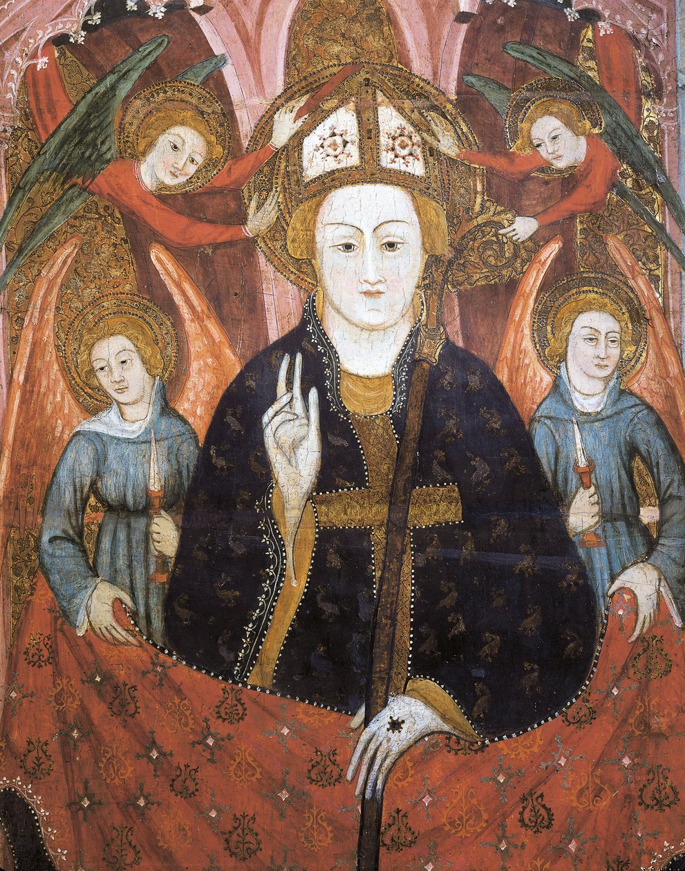 Św. Łazarz, retablo Życia Św. Łazarza autorstwa Spanish School