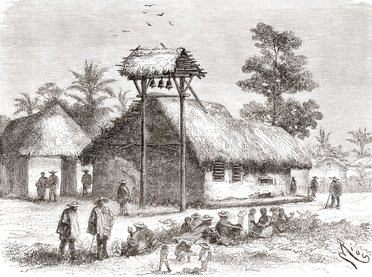 Katedra, Los Llanos, Wenezuela autorstwa Spanish School
