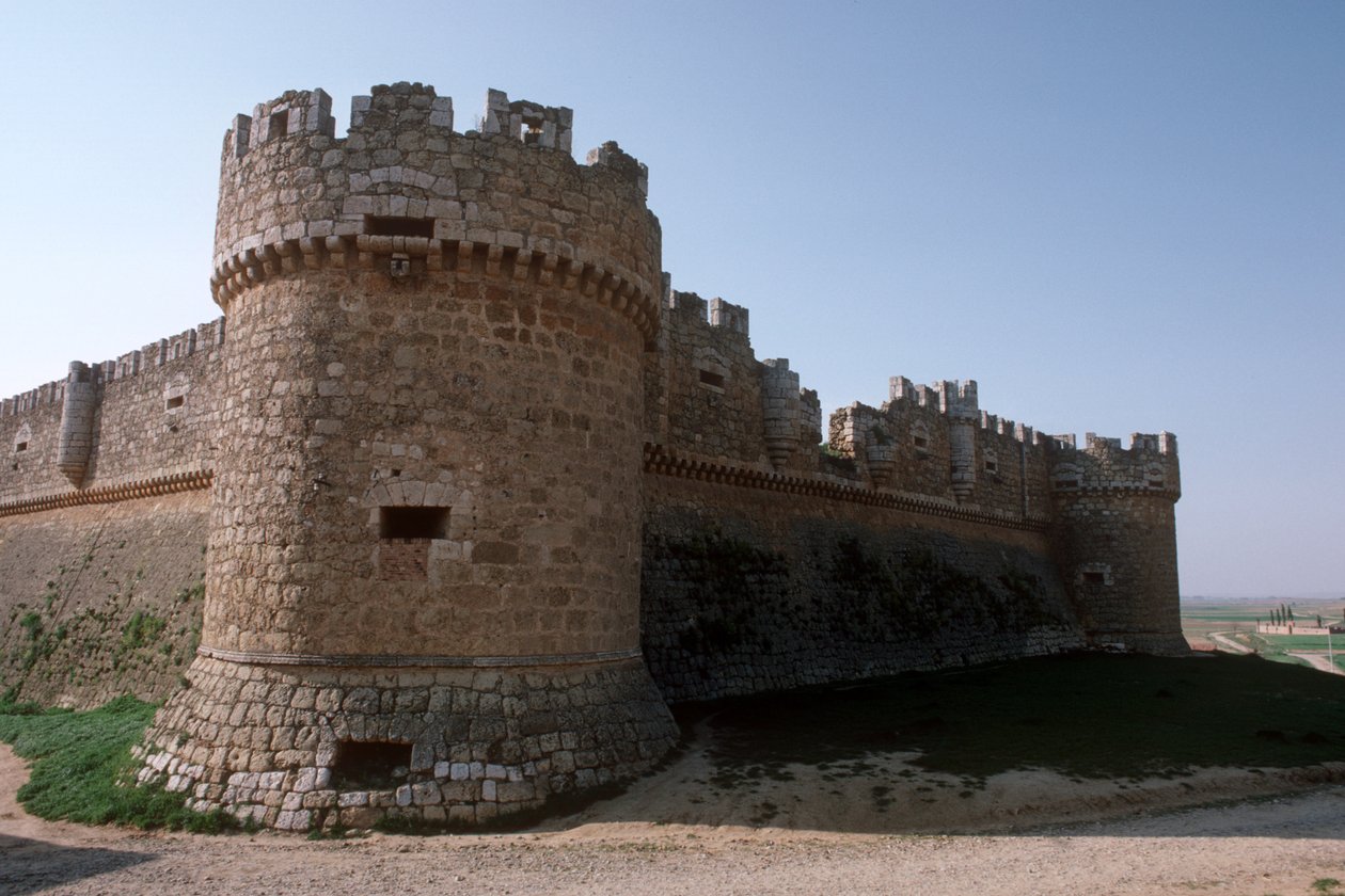 Mur obwodowy i baszty narożne autorstwa Spanish School