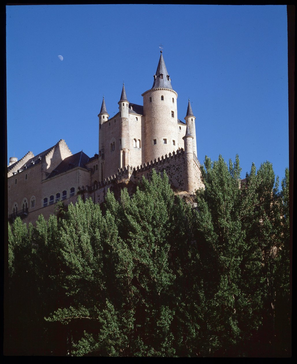 Widok na alcazar autorstwa Spanish School