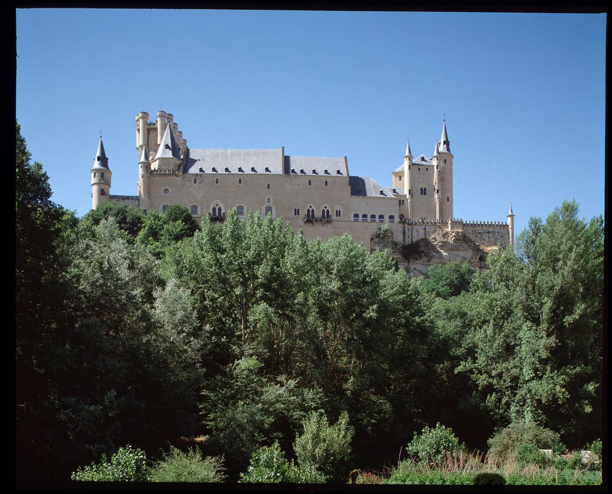Widok na alcazar autorstwa Spanish School