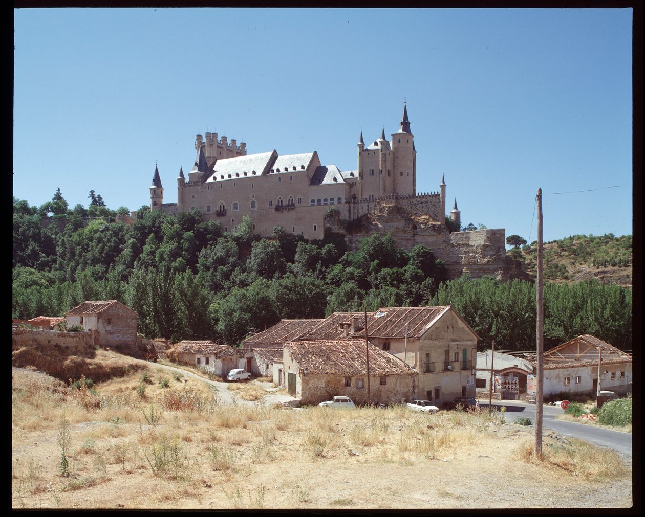 Widok na alcazar autorstwa Spanish School