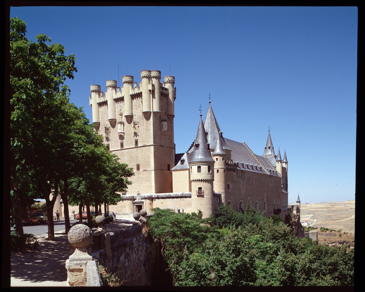 Widok na alcazar autorstwa Spanish School