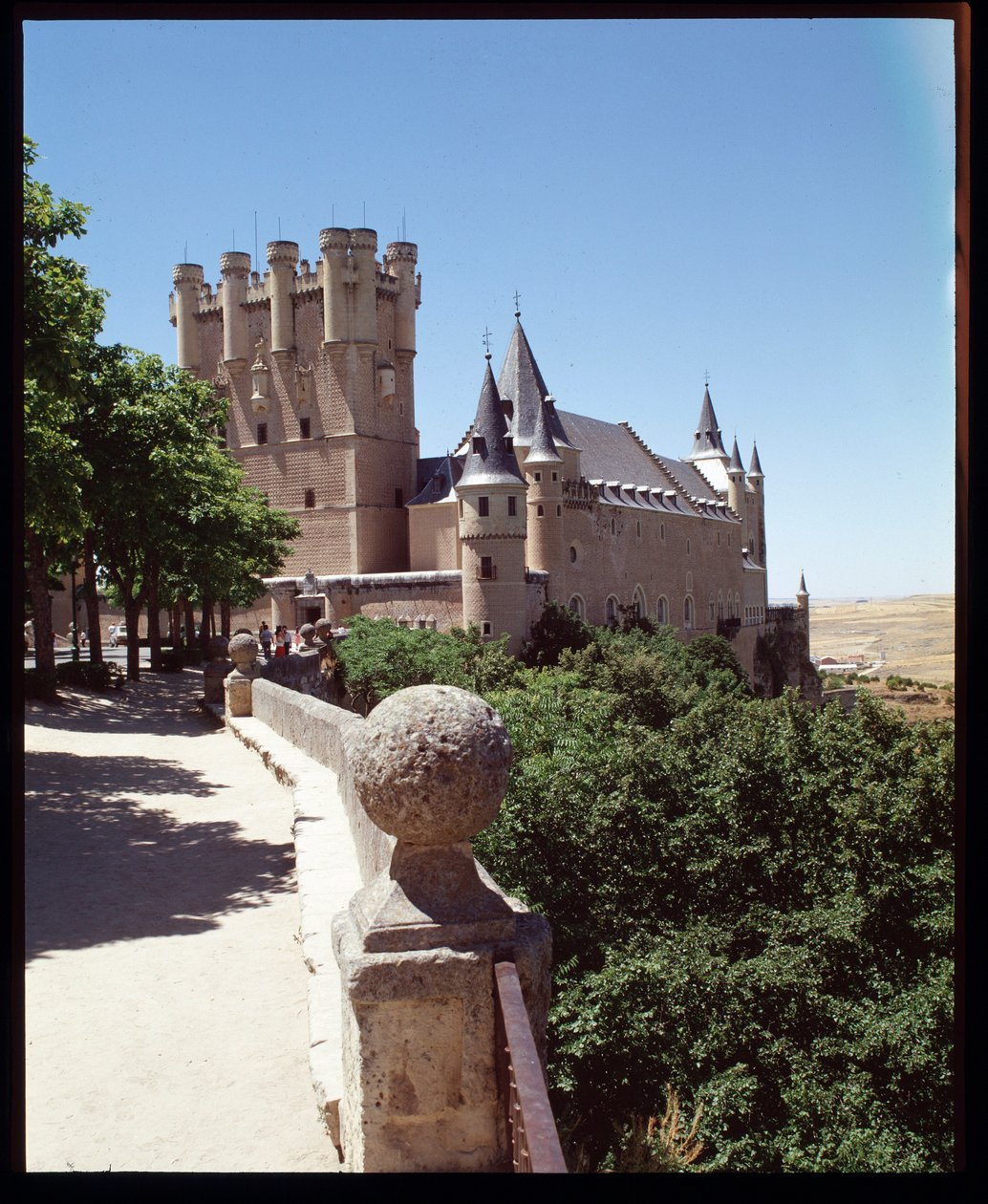 Widok na alcazar autorstwa Spanish School