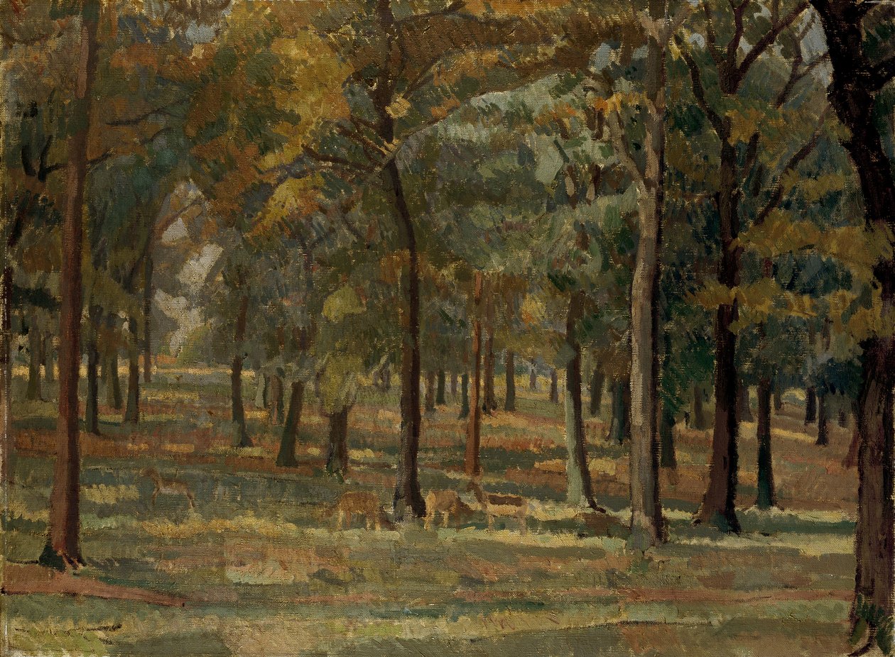 Park Richmond, 1914 autorstwa Spencer Frederick Gore