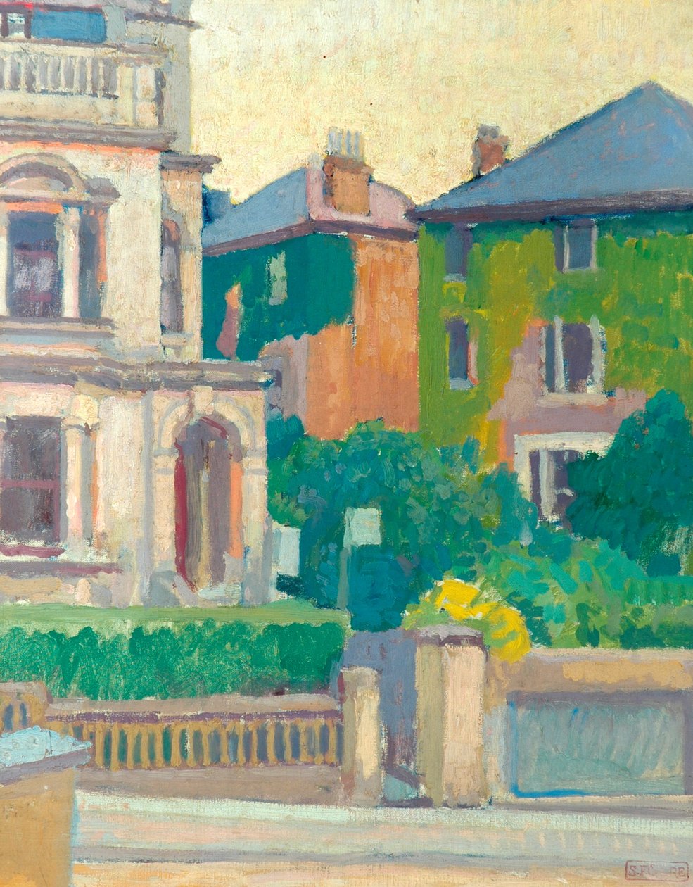 Ulica Podmiejska, 1913-14 autorstwa Spencer Frederick Gore