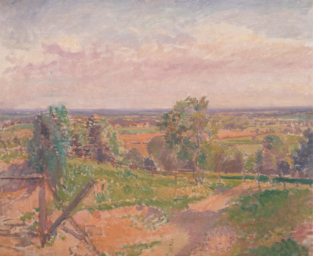 Rozległy krajobraz w Yorkshire autorstwa Spencer Frederick Gore