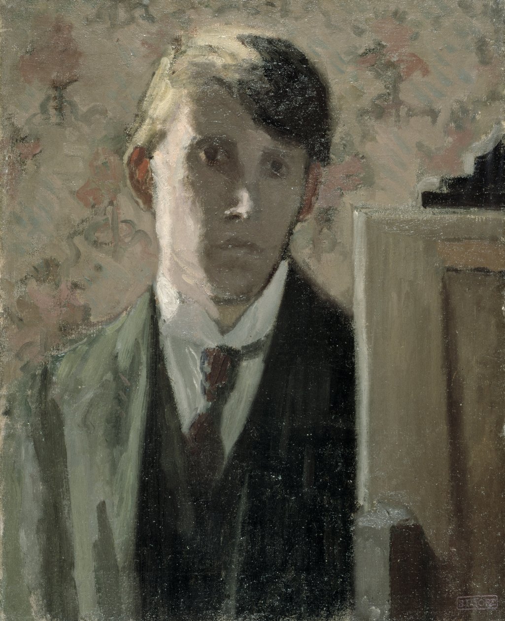 Portret artysty, 1906 autorstwa Spencer Frederick Gore