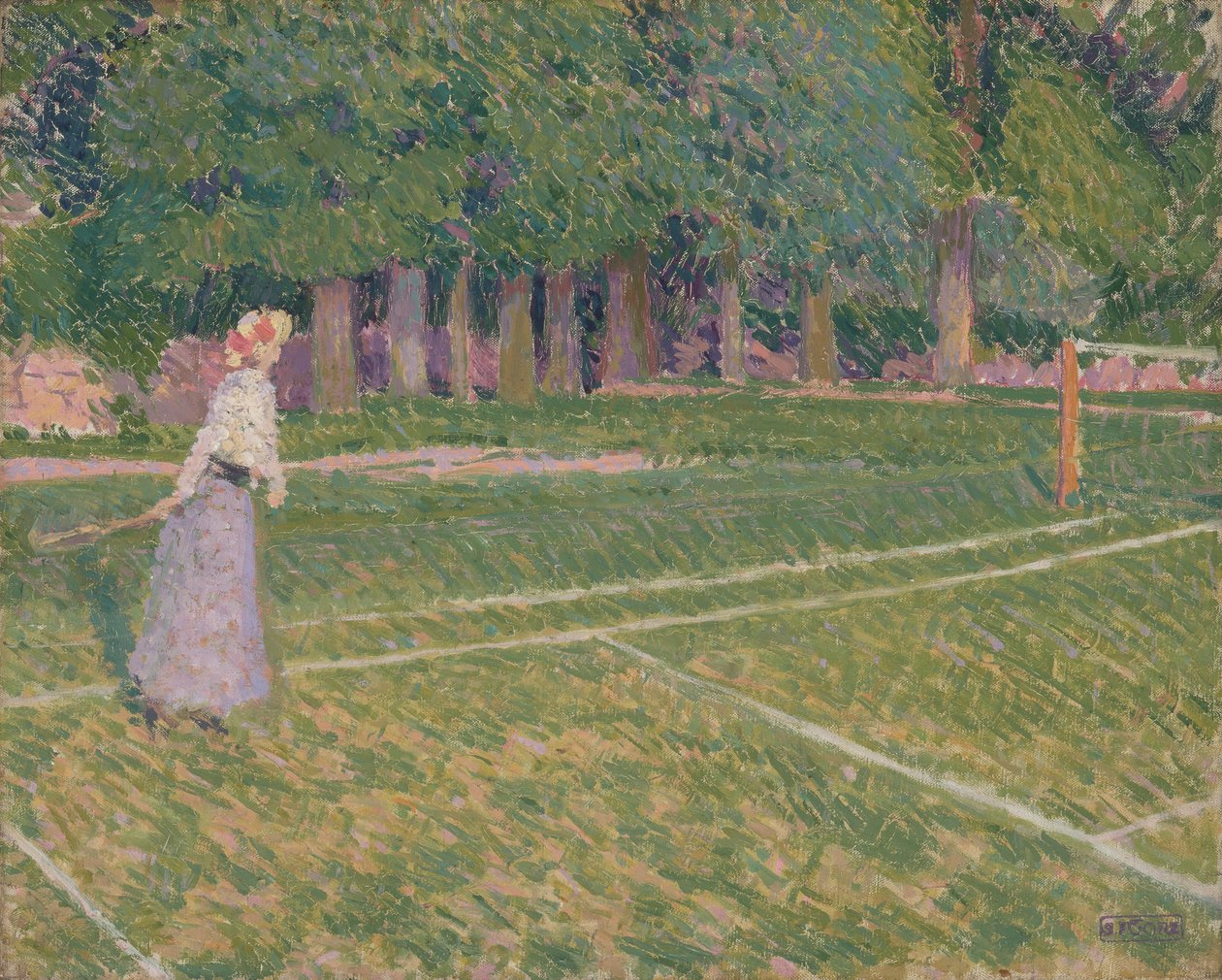 Tenis w Hertingfordbury autorstwa Spencer Frederick Gore