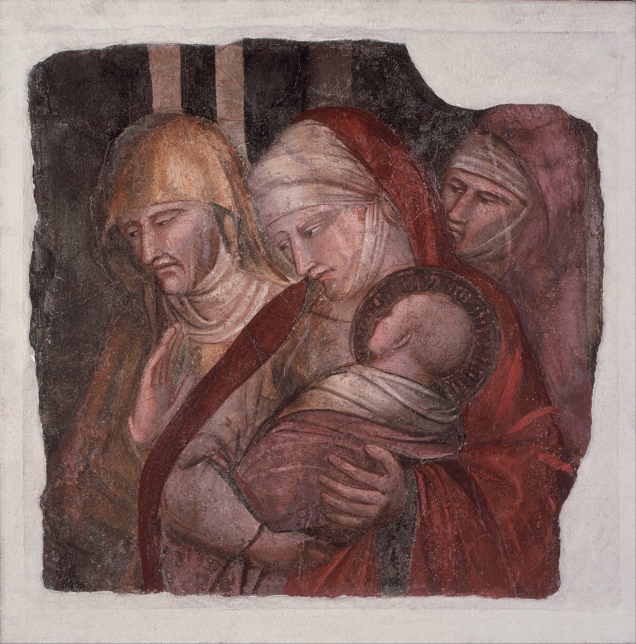 Dzieciątko św. Jan Chrzciciel podarowane Zachariaszowi autorstwa Aretino Luca Spinello or Spinelli