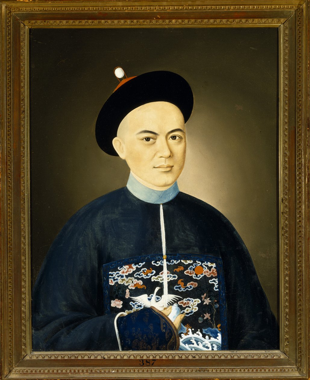 Portret handlarza jedwabiem Eshinga autorstwa Spoilum Spoilum