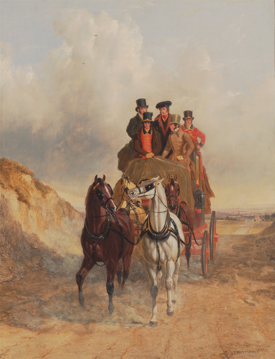 Royal Mail Coach w drodze autorstwa John Frederick Herring Senior