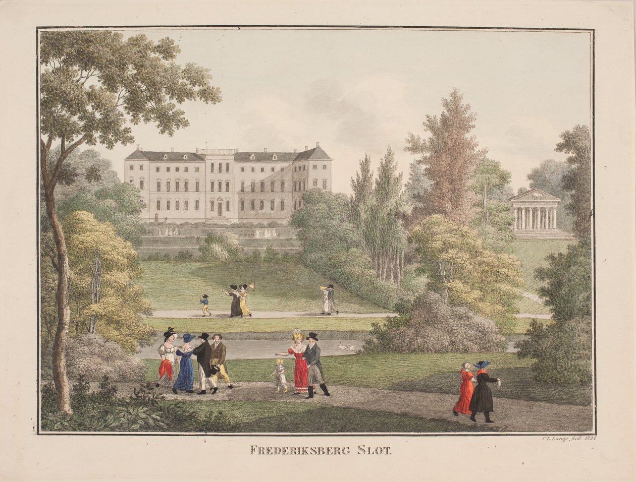 Zamek Frederiksberg autorstwa Søren L. Lange