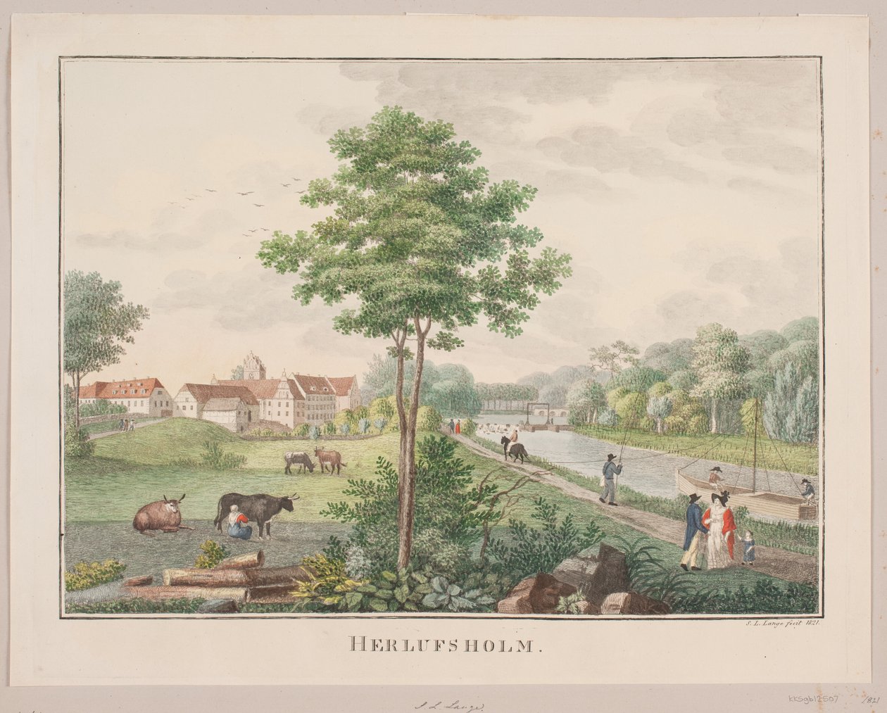 Herlufsholm autorstwa Søren L. Lange