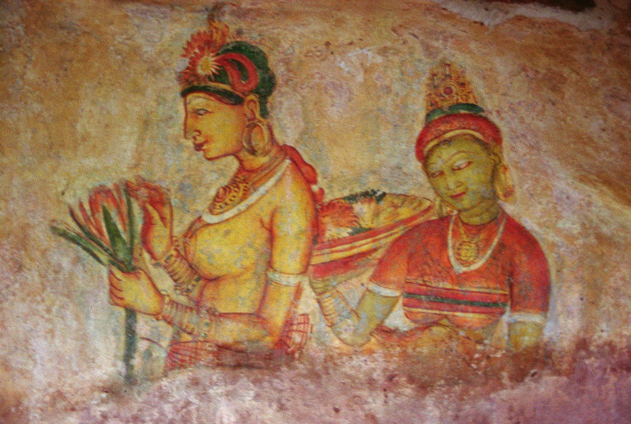 Chmurne Panienki, z Skalnej Twierdzy (szczegół) autorstwa Sri Lankan School