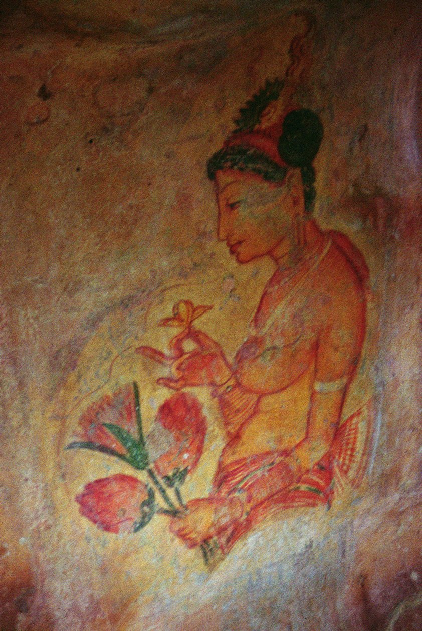 Chmurne Panienki, z Skalnej Twierdzy (szczegół) autorstwa Sri Lankan School