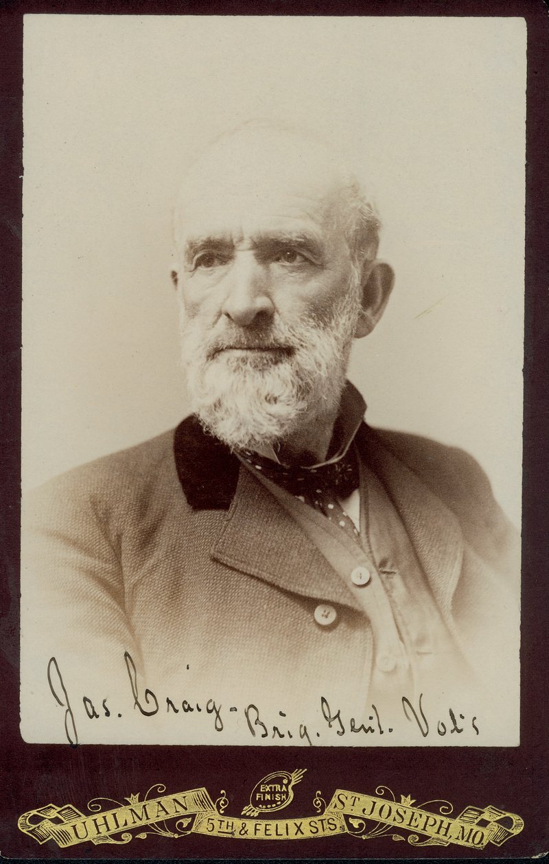 Portret popiersia Jamesa Craiga brygadiera autorstwa St. Joseph Uhlman