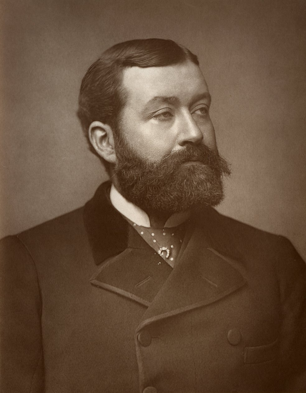 George Robert Sims, brytyjski dziennikarz, poeta, dramaturg i powieściopisarz, 1884 autorstwa St James