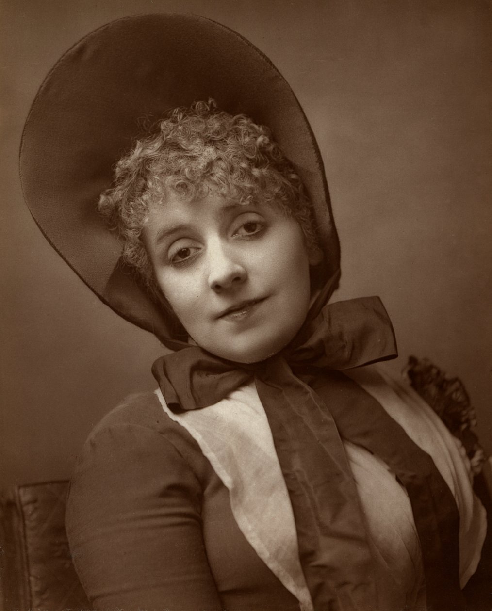 Kate Santley, urodzona w Ameryce brytyjska aktorka, piosenkarka, komiczka i menedżerka teatralna, 1883 r. autorstwa St James