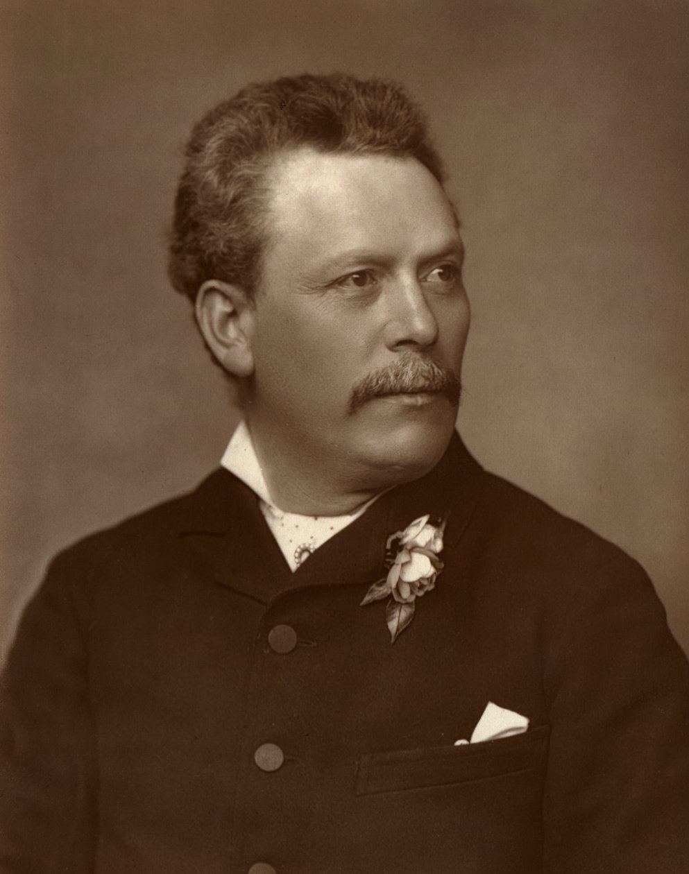 Lionel Brough, brytyjski aktor, 1884 autorstwa St James