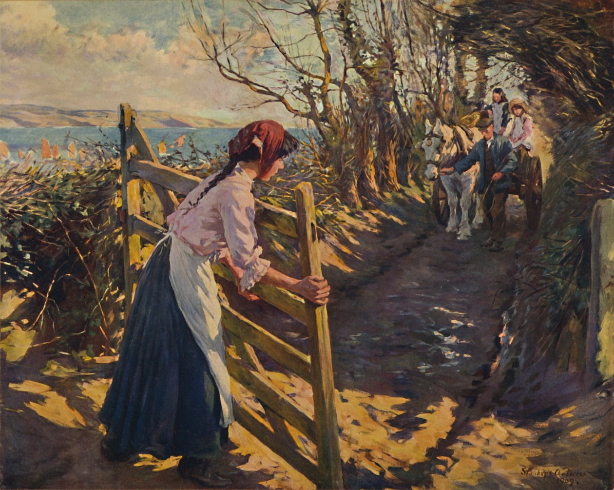 Lutowe słońce, 1909. autorstwa Elizabeth Adela Stanhope Forbes