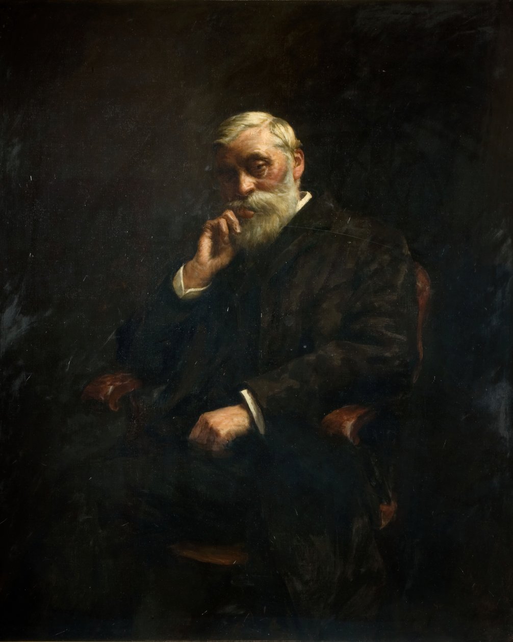 Portret starosty G J Johnsona 1826-1912, 1895. autorstwa Stanhope A Forbes