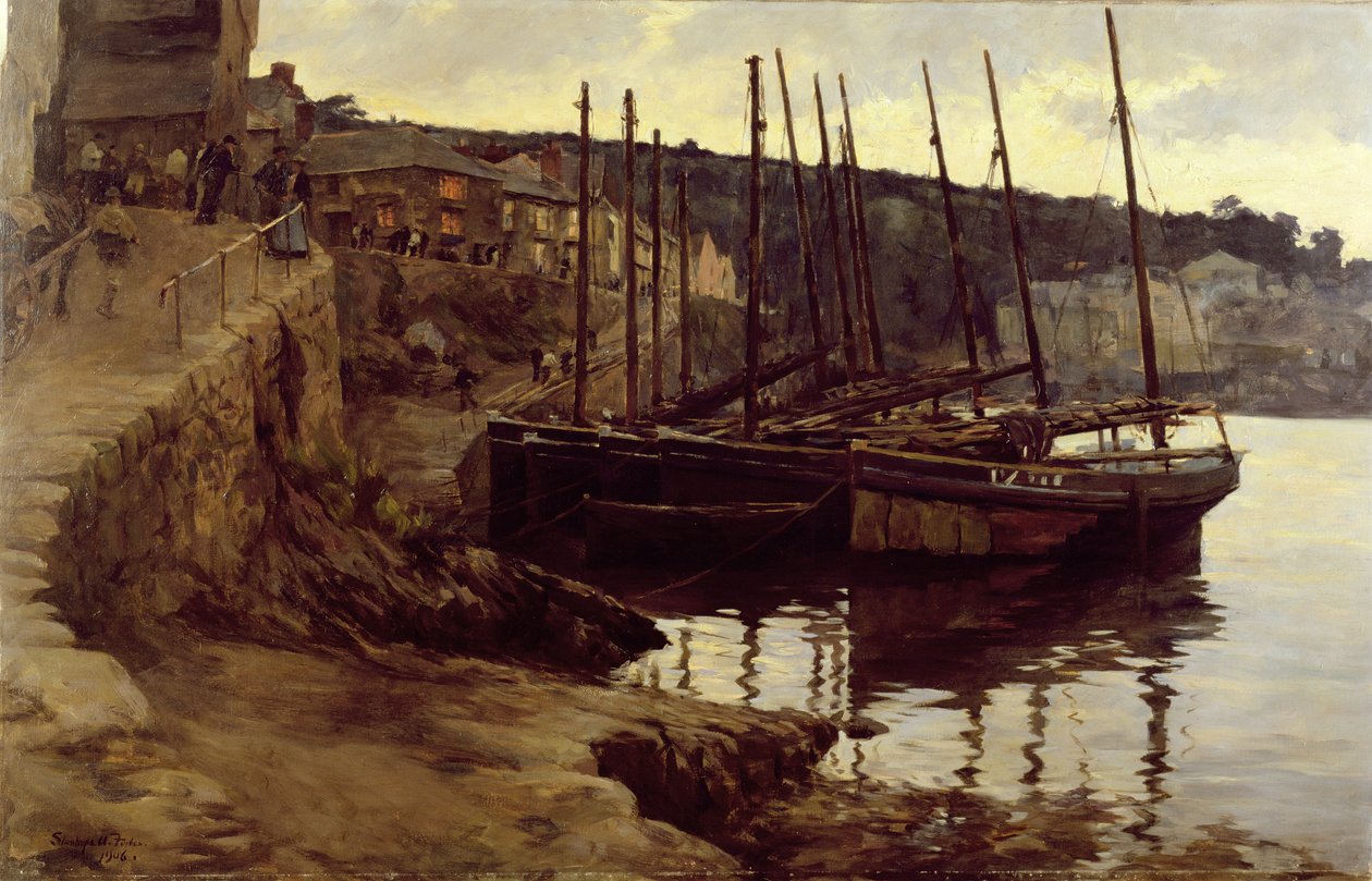 Na ich przystaniach autorstwa Stanhope Alexander Forbes