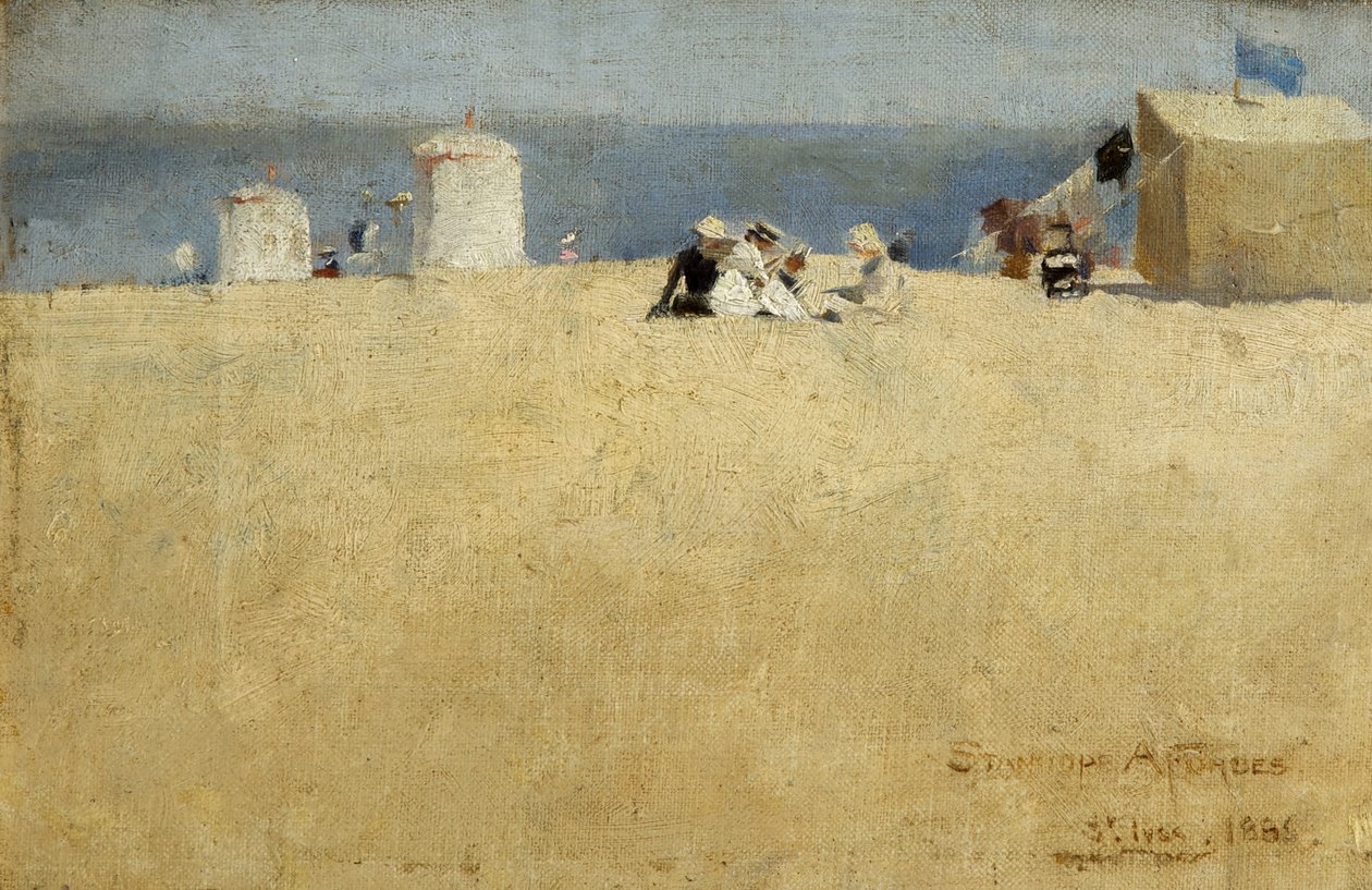 Scena na plaży, St. Ives autorstwa Stanhope Alexander Forbes