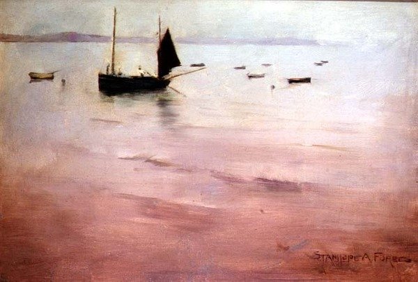 Becalmed autorstwa Stanhope Alexander Forbes