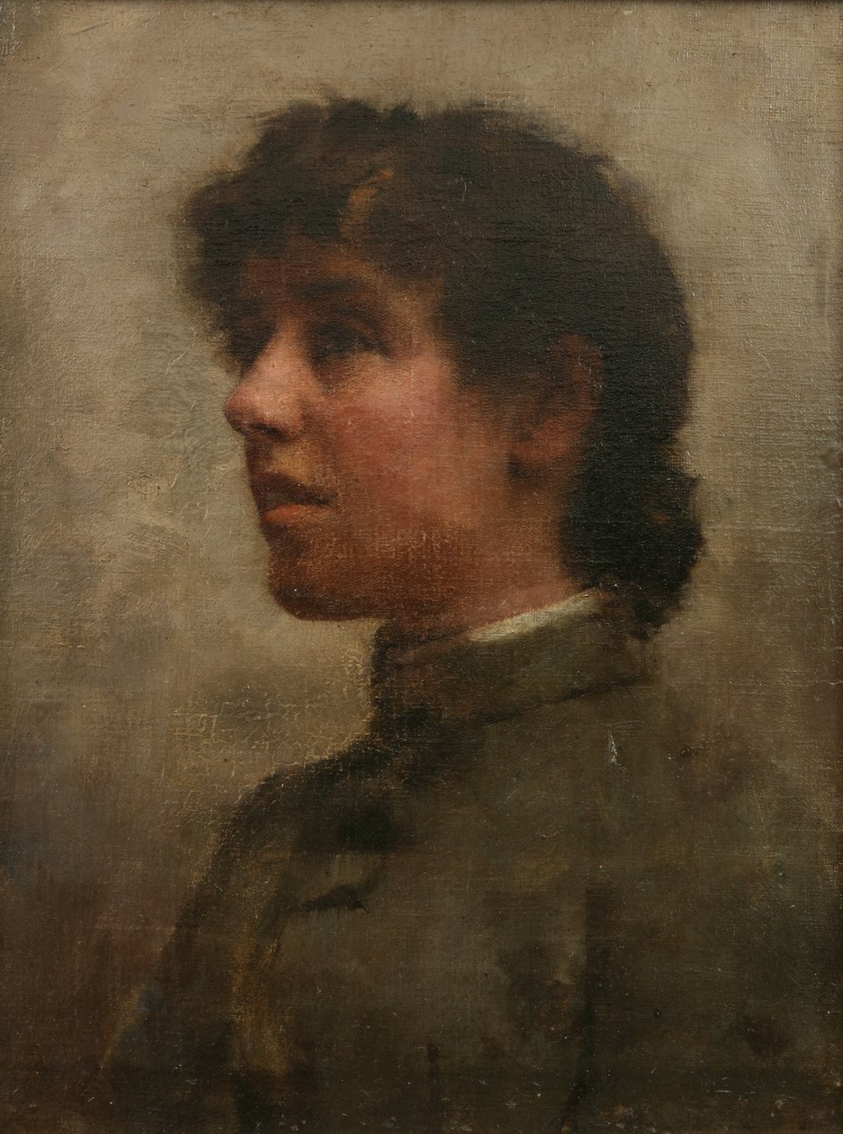 Portret Elizabeth Forbes, żony artysty autorstwa Stanhope Alexander Forbes