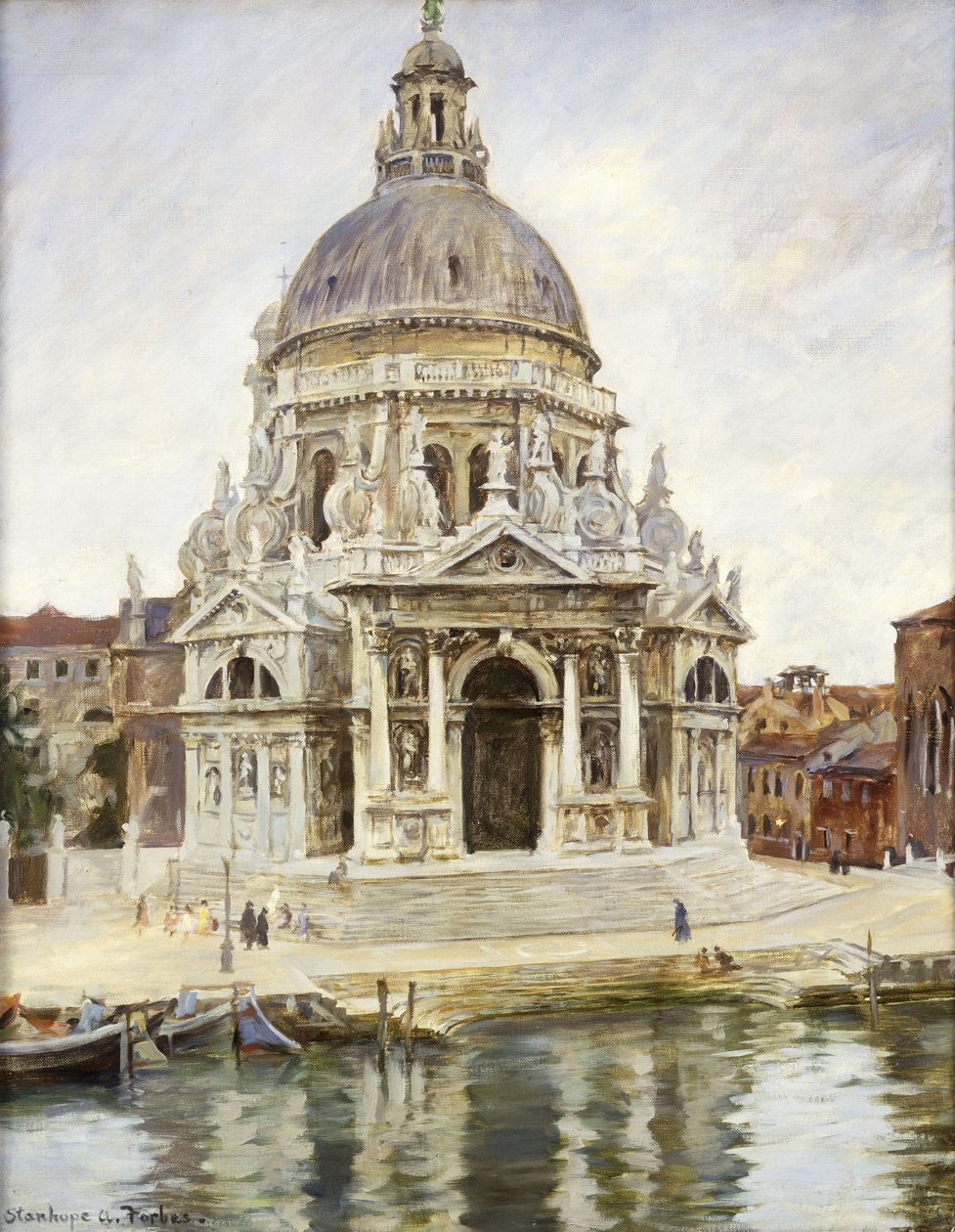 Santa Maria della Salute (olej na płótnie) autorstwa Stanhope Alexander Forbes