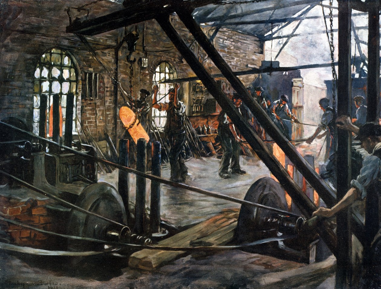 Shell-pracownicy autorstwa Stanhope Alexander Forbes