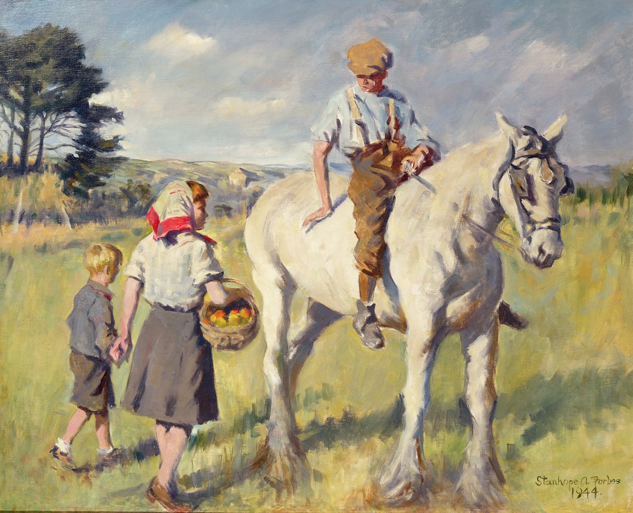 Chłopiec farmera autorstwa Stanhope Alexander Forbes