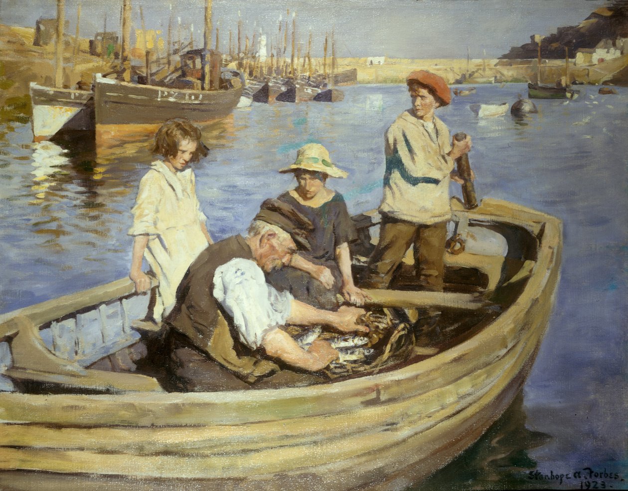 Wyprawa na ryby autorstwa Stanhope Alexander Forbes