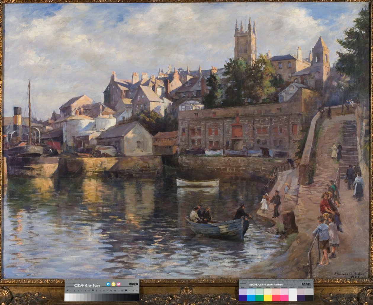 Port wewnętrzny — Abbey Slip autorstwa Stanhope Alexander Forbes