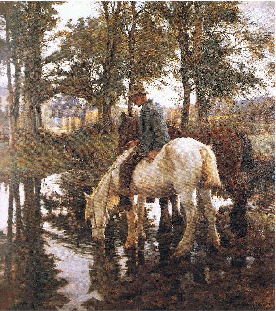 Miejsce do picia (kolor lito) autorstwa Stanhope Alexander Forbes