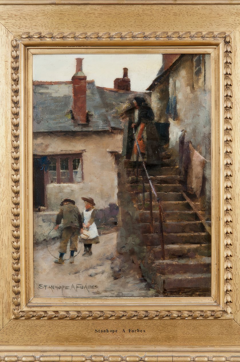 DZIECI NA UL. NEWLYN autorstwa Stanhope Forbes