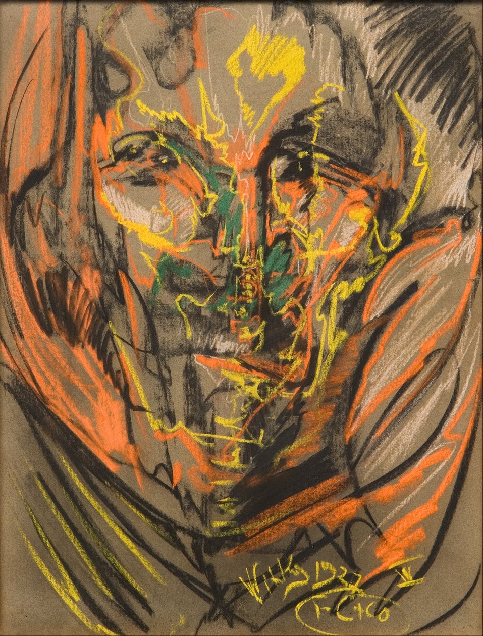 Portret Heleny Białynickiej-Birula autorstwa Stanislaw Ignacy Witkiewicz
