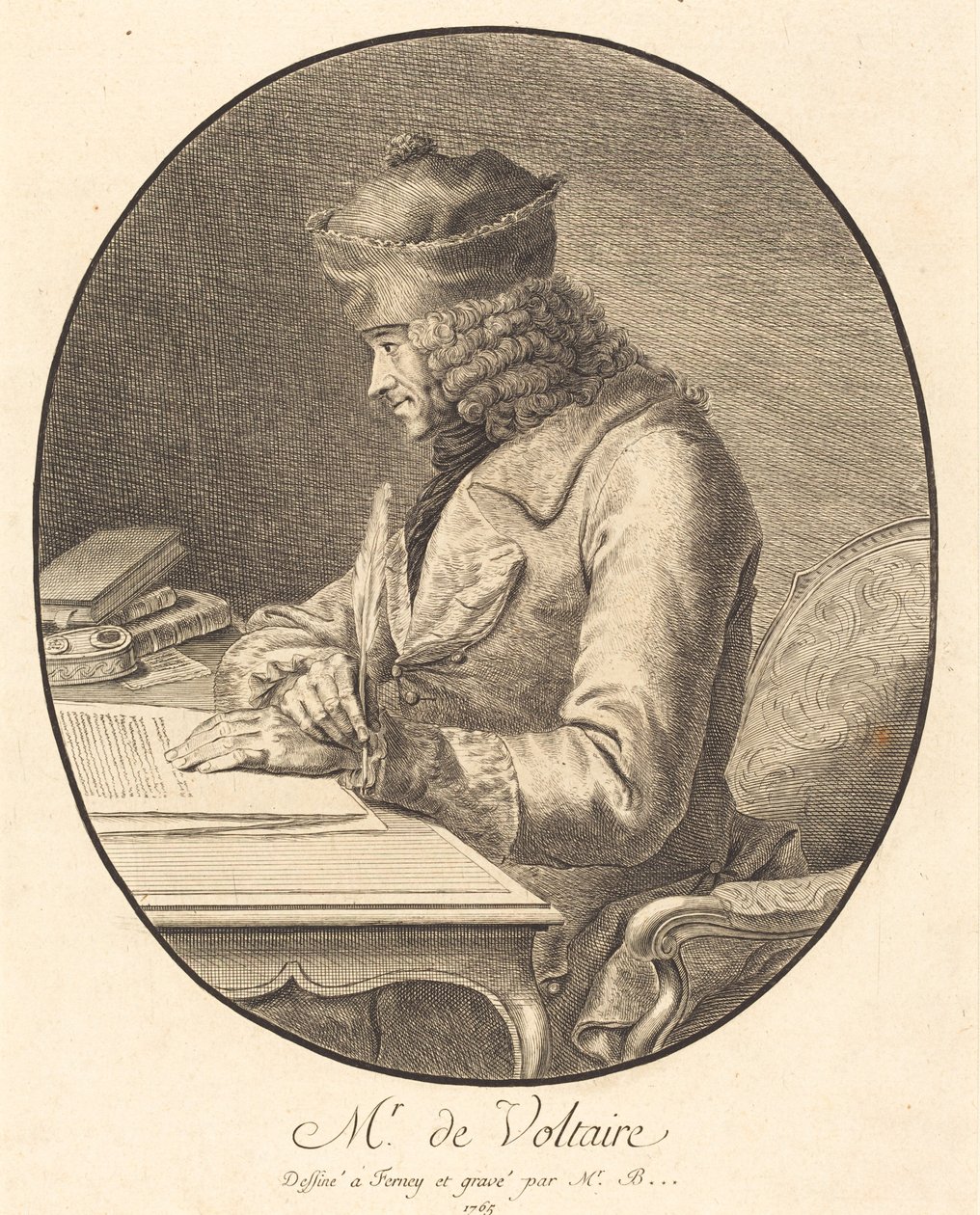 pan de Voltaire autorstwa Stanislas Jean de Boufflers