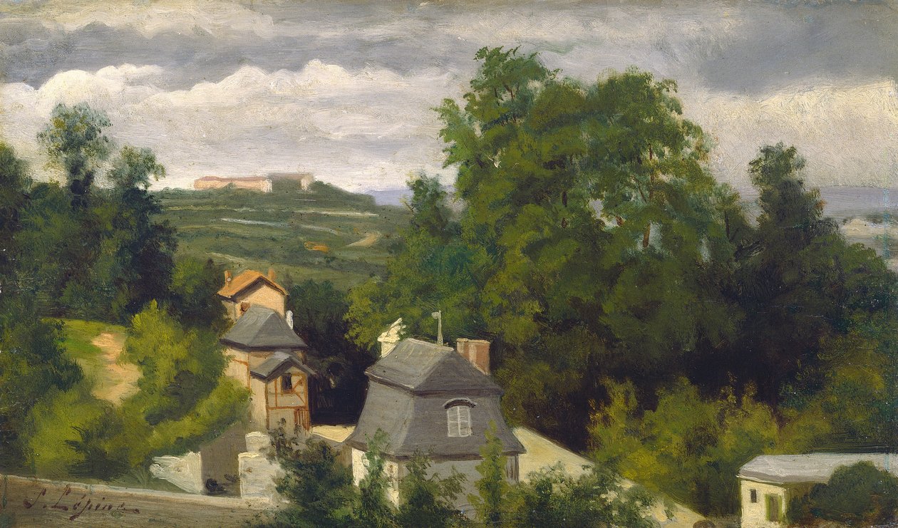Widok na przedmieścia Caen, 18721875. autorstwa Stanislas Lepine