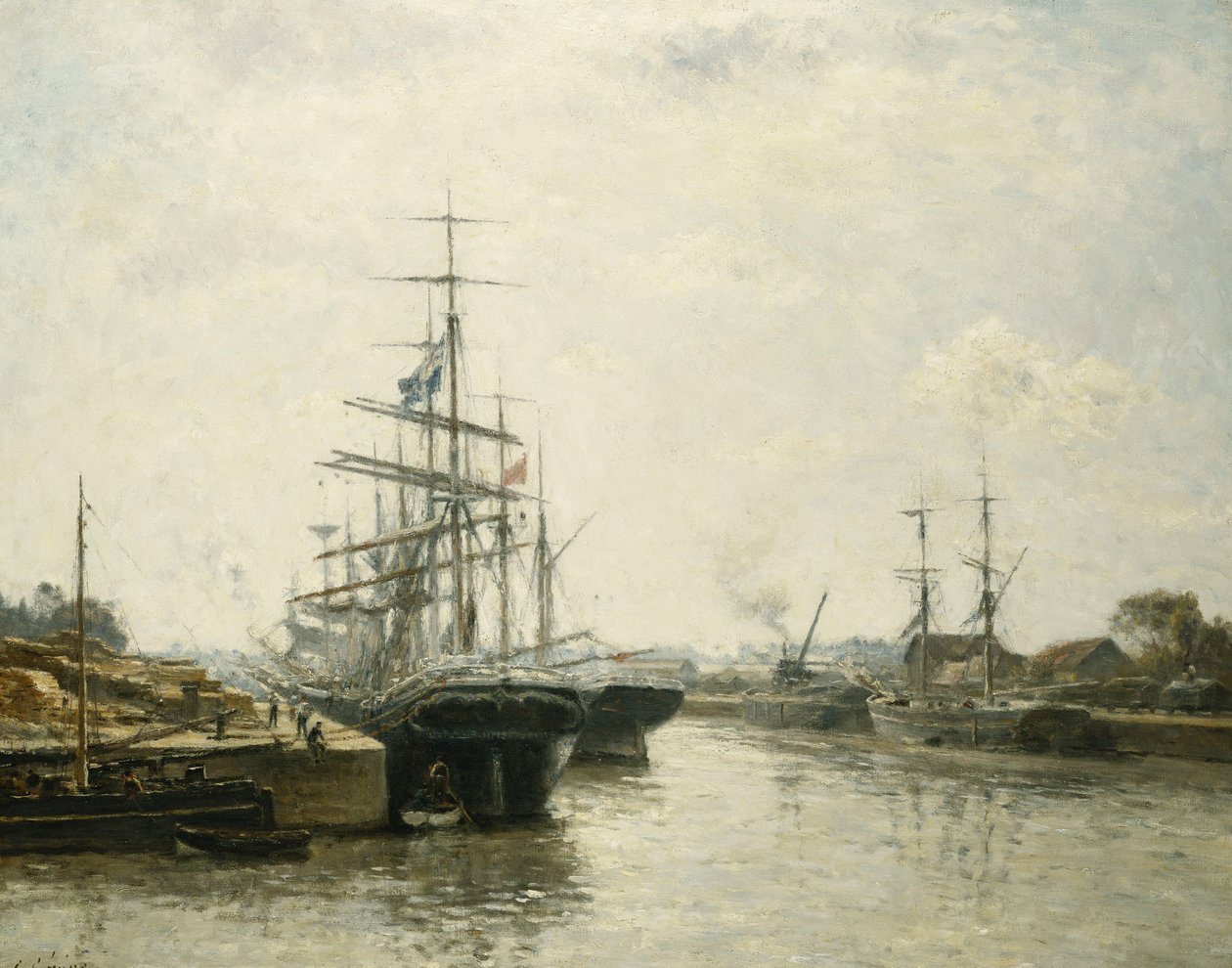 Basen Caen, 1887 autorstwa Stanislas Victor Edouard Lepine