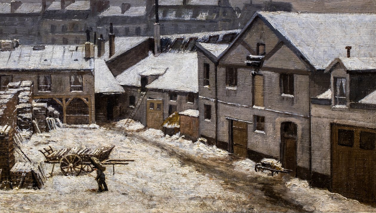 Śnieg w Paryżu autorstwa Stanislas Victor Edouard Lepine