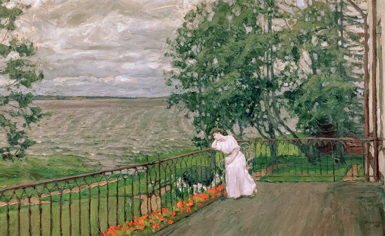 Myśli melancholijne, 1907 autorstwa Stanislav Joulianovitch Joukovski