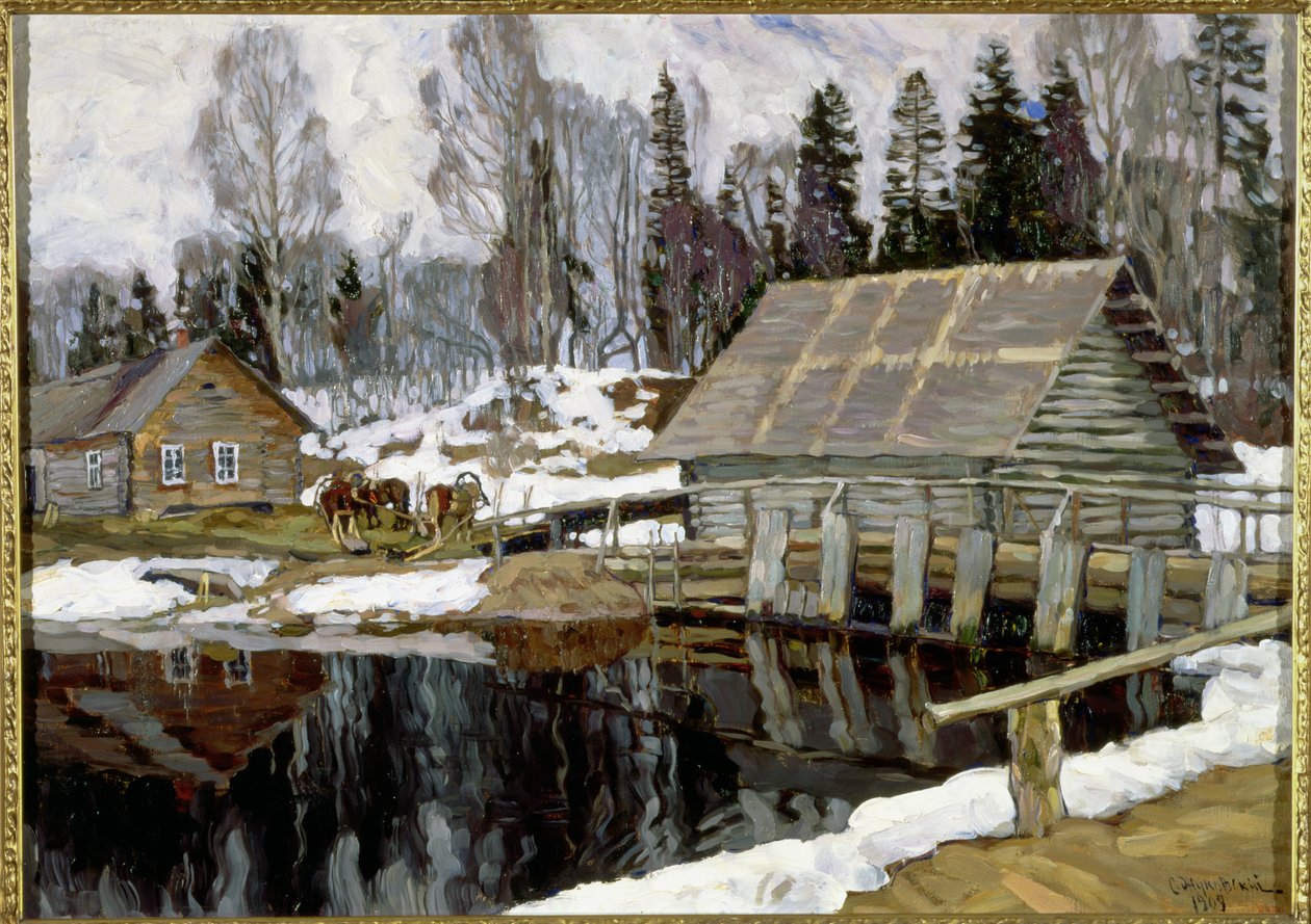 Tama, 1909 autorstwa Stanislav Julianovic Zukovskij