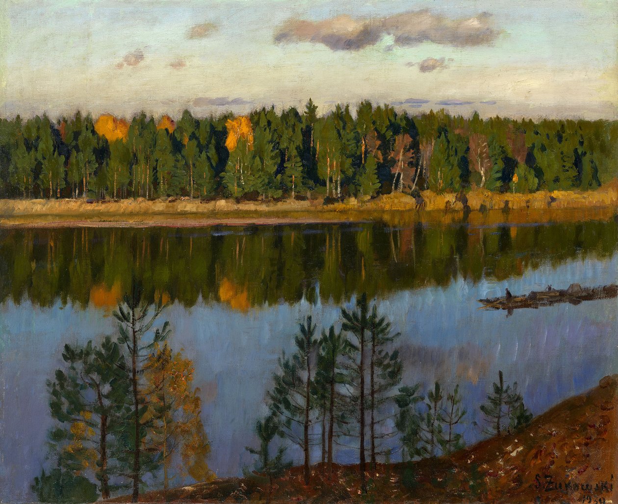 Jesień, 1930 autorstwa Stanislav Julianovic Zukovskij