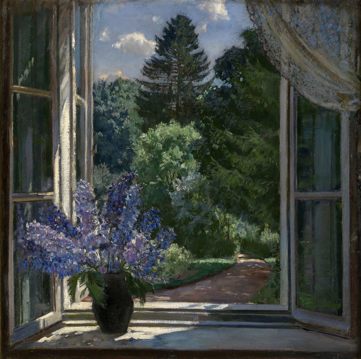 Widok z okna, 1939 autorstwa Stanislav Julianovic Zukovskij