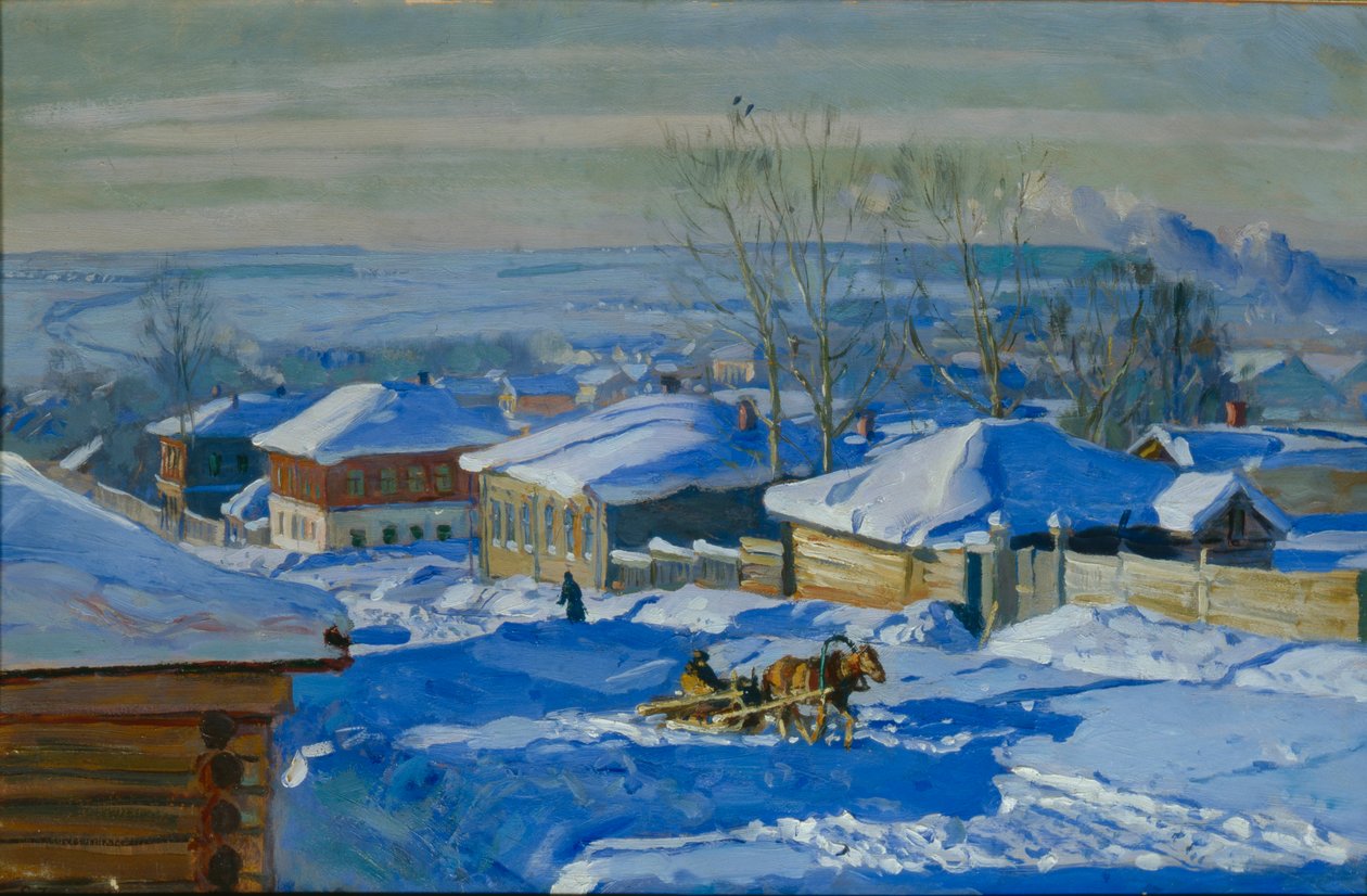 Zima, 1915 autorstwa Stanislav Julianovic Zukovskij