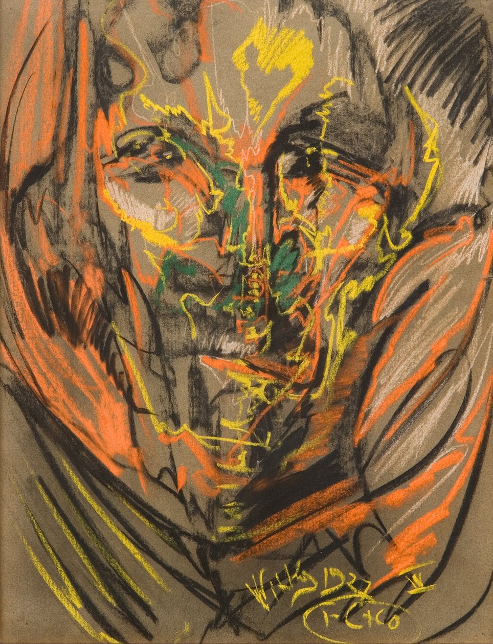 Portret Heleny Białynickiej-Birula autorstwa Stanislaw Ignacy Witkiewicz