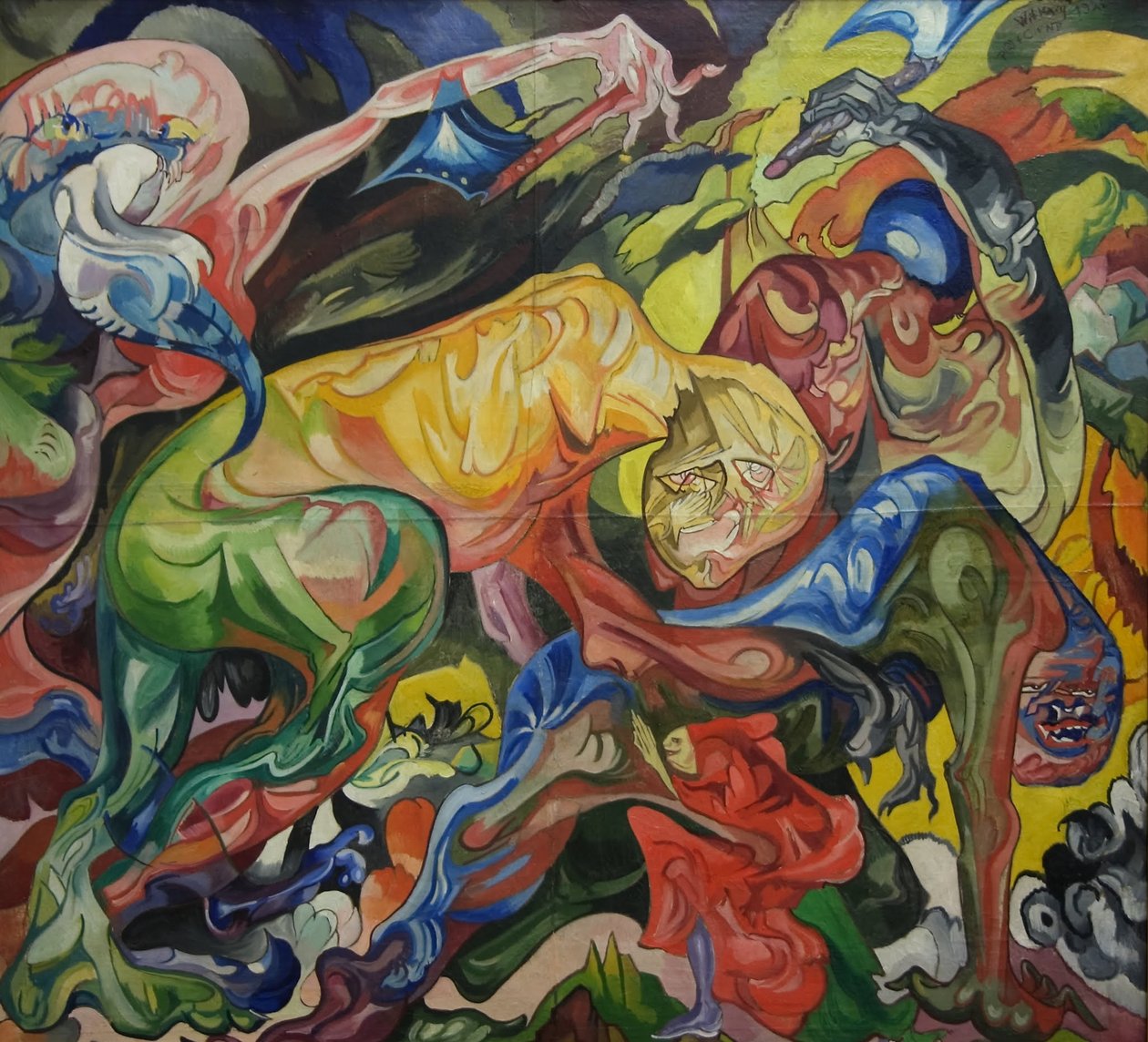 Walka autorstwa Stanislaw Ignacy Witkiewicz