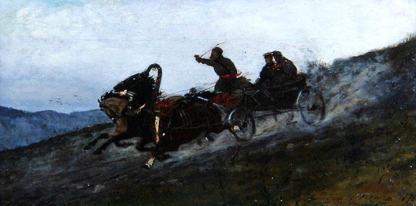 Syberyjska Trojka, Ural autorstwa Stanislaw Ignacy Witkiewicz